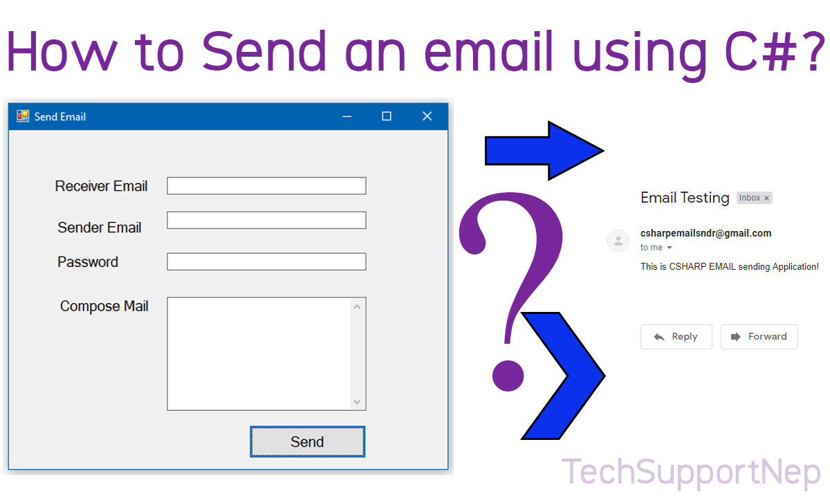 how to send email using c#?