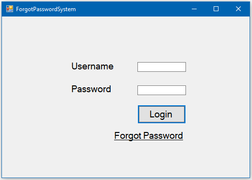 How To Create Complete Forgot Password System In C NET Using SQL 